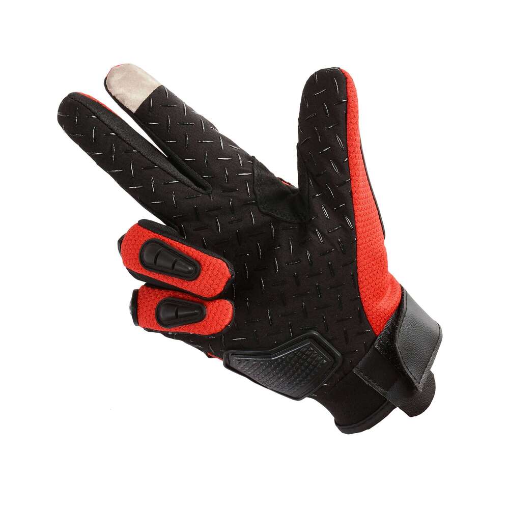 Universal Motorcycle Gloves, Stainless Steel Protection Breathable All-Season Full Finger for Men Women Off-Road Riding Y260115