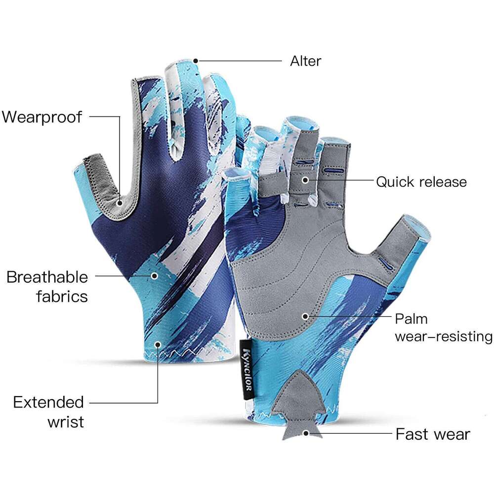 Men, Anti Slip Leather Gloves, Warm PU for Fishing Cycling, Outdoor Sport, Gym Gloves Y260115