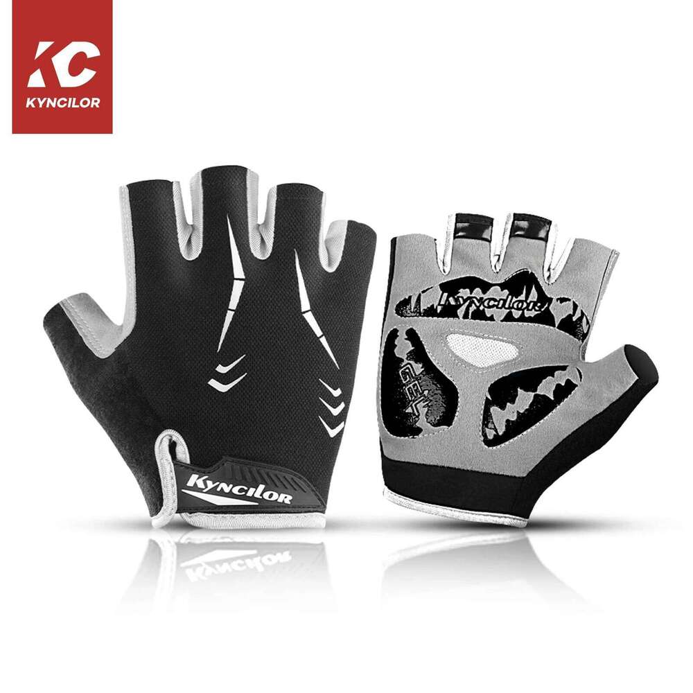Men Women Fiingerless Gel Cycling Breathable Anti-slip MTB Bike Bicycle Summer Gym Yoga Sport Training Hand Gloves Y260115