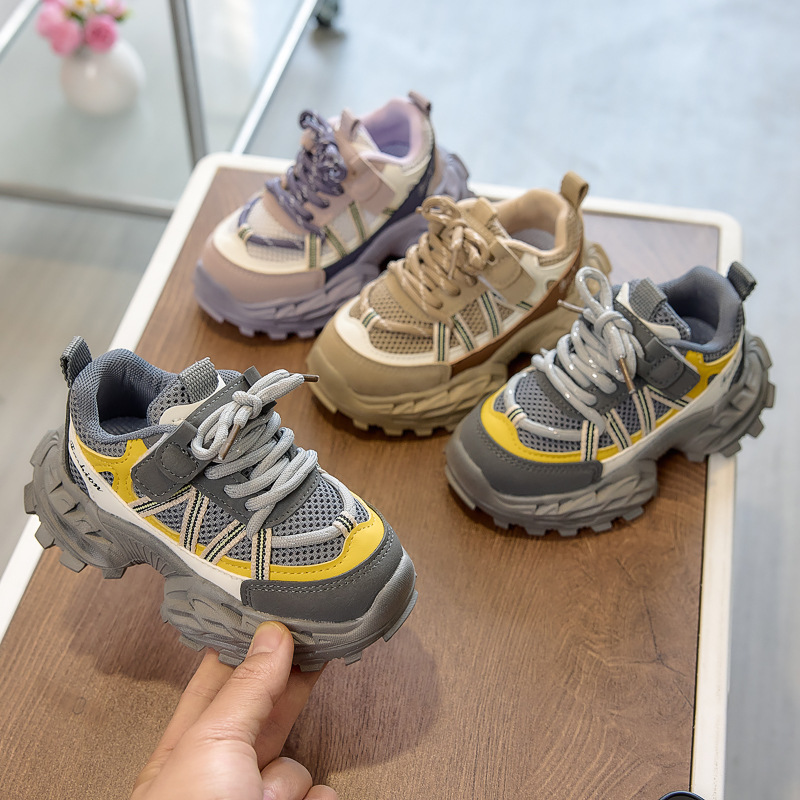 Size 22-30 kids shoes Baby Toddler Shoes For Boys Girls Breathable Mesh Little Kids Casual Sneakers Non-slip Children Sport Shoes tenis