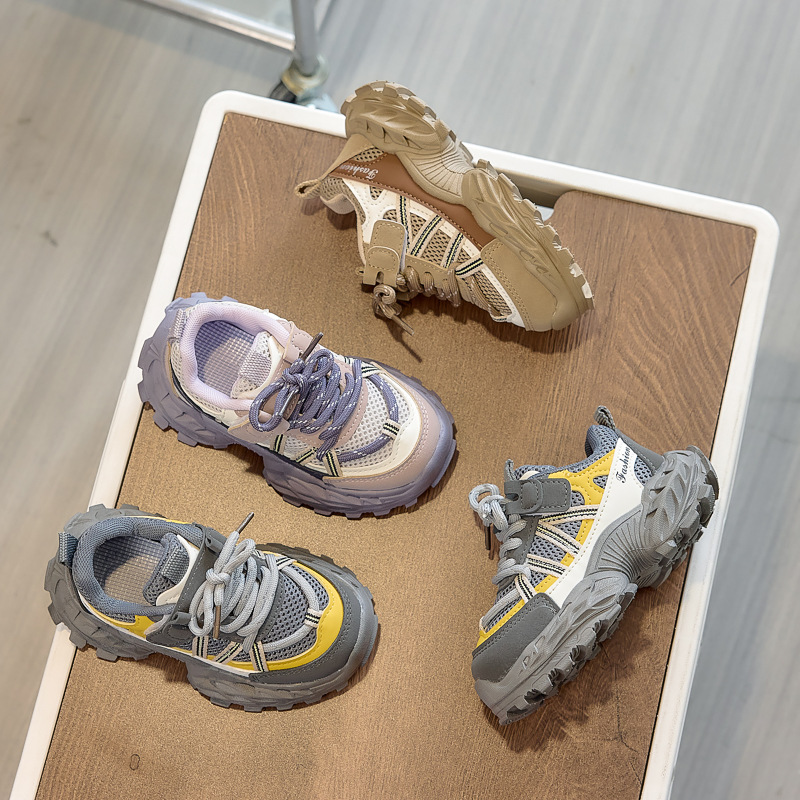 Size 22-30 kids shoes Baby Toddler Shoes For Boys Girls Breathable Mesh Little Kids Casual Sneakers Non-slip Children Sport Shoes tenis