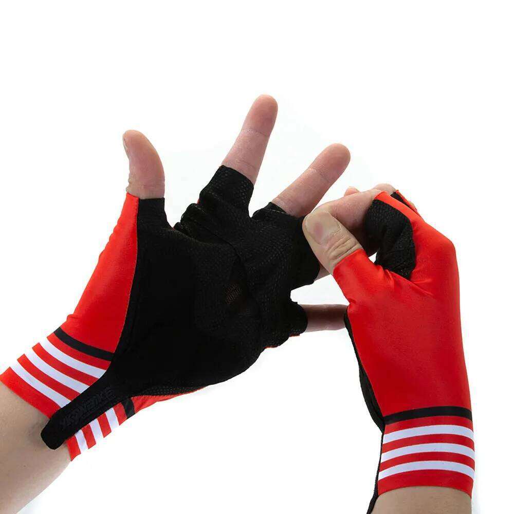 YKYWBIKE Men's Half Breathable Shockproof Cycling Fingerless MTB Mountain Bicycle Gloves Sports Y260115