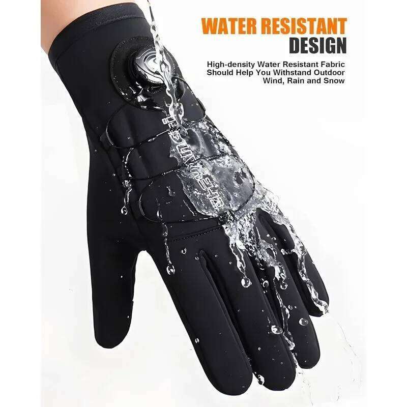 New Winter Gloves Men Women - Extended Thickened, Waterproof Windproof, Touchscreen for Skiing Cycling Cold-Weather Sports Y260115