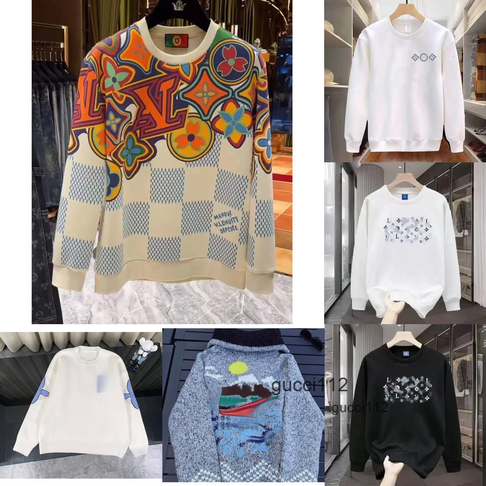 lvs Fashion thick round neck jacquard knitted sweater mens autumn new youth trend Korean pullove louisvuittion louisvuinton louis vuitton lvs louievuitton TFC1