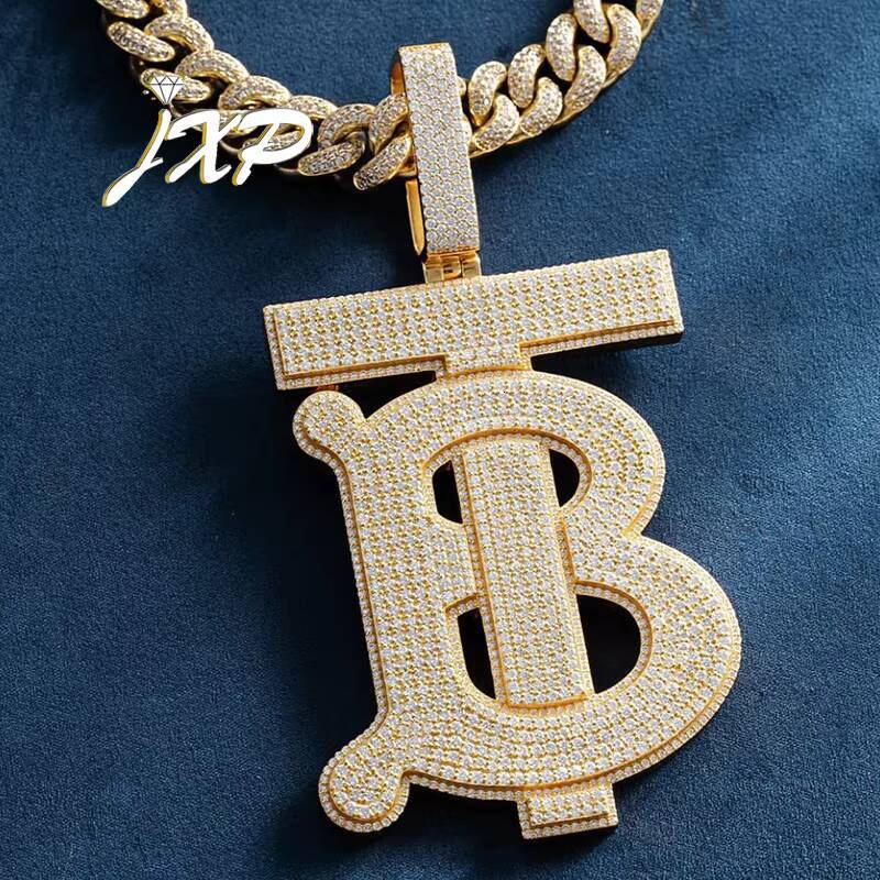 Custom Iced Jesus Cross Charm Luxury Design 925 Sterling Silver Gold Plated Hip Hop Pendant Fine Jewelry Moissanite Third Party