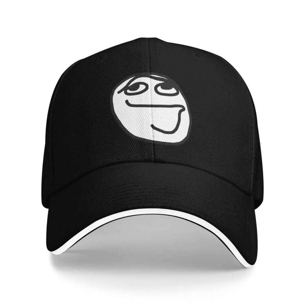 Clueless Emote HD Baseball Cap Hat Beach Outing Trucker Hats For Men Women's Y260115