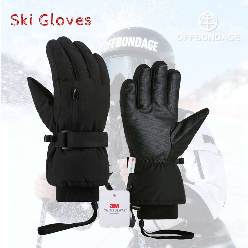 Winter Thermal Ski Non Slip Touch MTB Cycling Snowboard Accessories Waterproof Men Women Motorcycle Gloves Warm Y260115