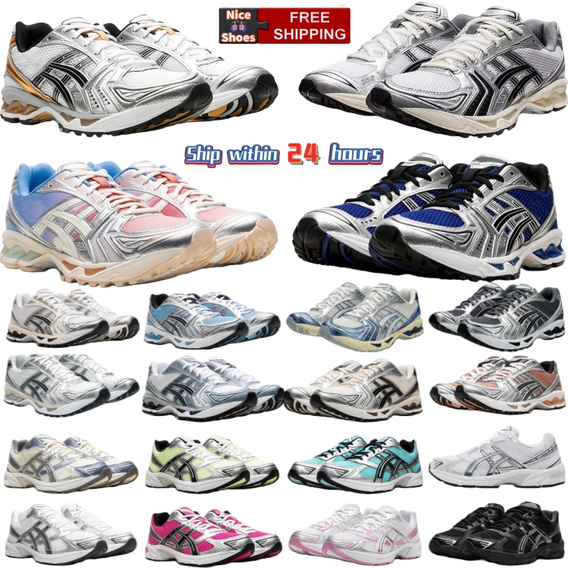 Designer brand mens and womens same style k14 sports shoes running shoes retro comfortable non slip shock absorbing midsole suitable for outdoor sports black white