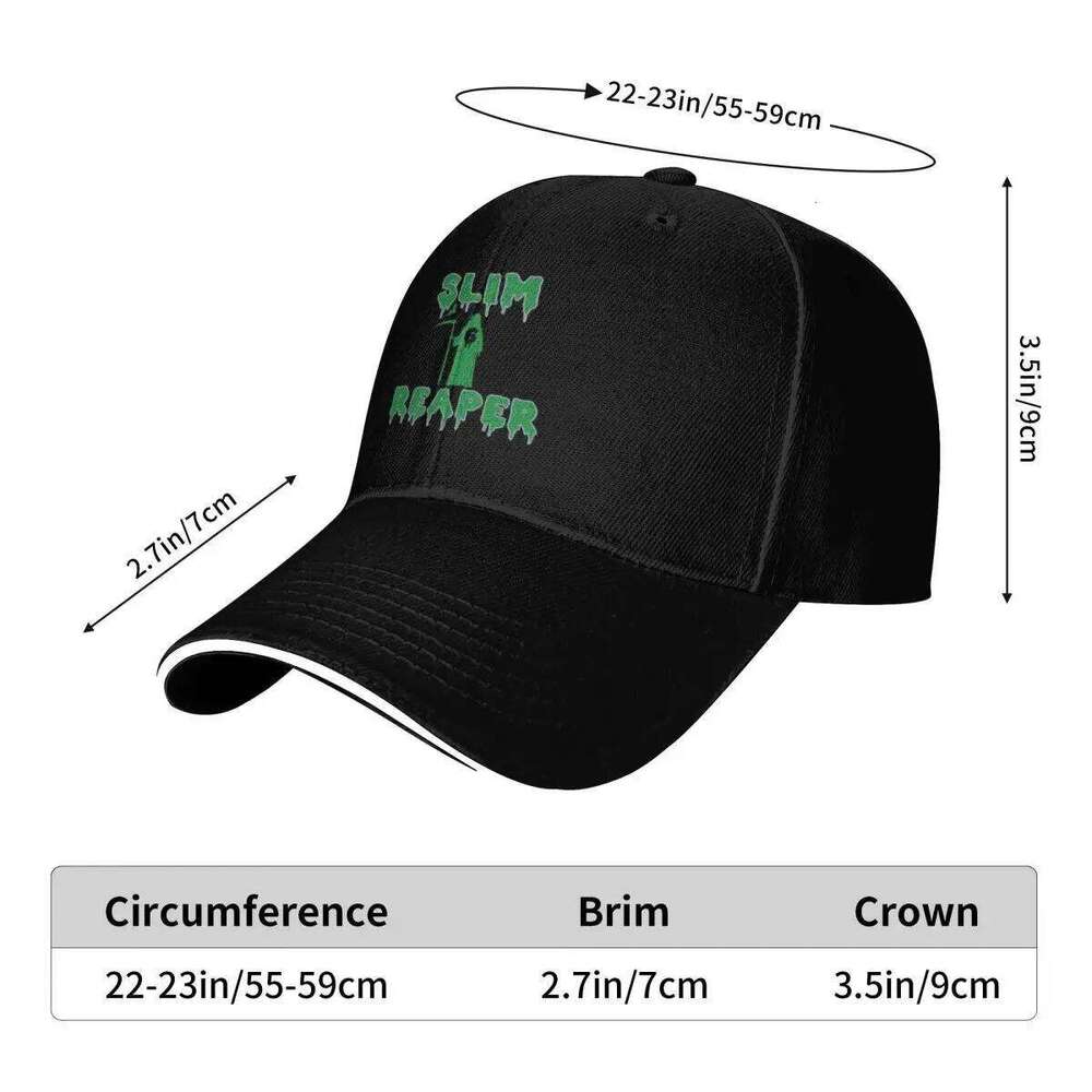 Slim Reaper Baseball Cap western Funny hats Gentleman Hat Women's Hats For The Sun Men's Y260115