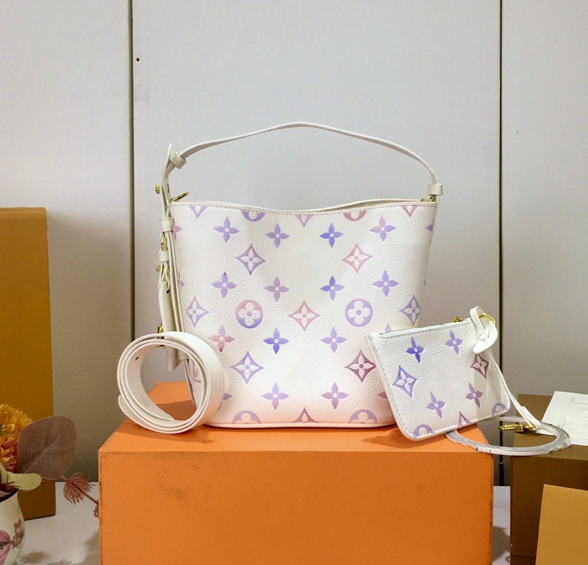 10A Genuine Leather ALL IN BB bags Gold Chain Handbag Designers bags Bucket Fashion Womens Crossbody Shoulder Bag handbags Moon purses M12925 16cm m1