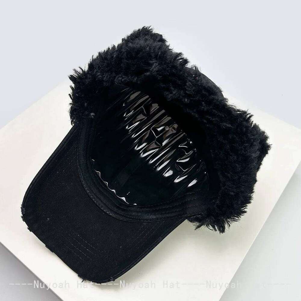 New Men Women Broken Style Letter Embroidery Baseball Hats Sunshade Distress Warm Outdoor Bomber Caps Versatile Fashion Retro Y260115