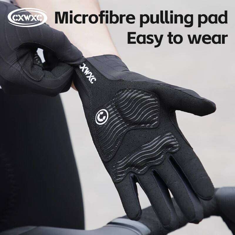 CXWXC Cycling Full Finger Bicycle Sports Gloves Men Women Touch Screen Breathable Gym Motorcycle Camping Hiking Mittens Y260115