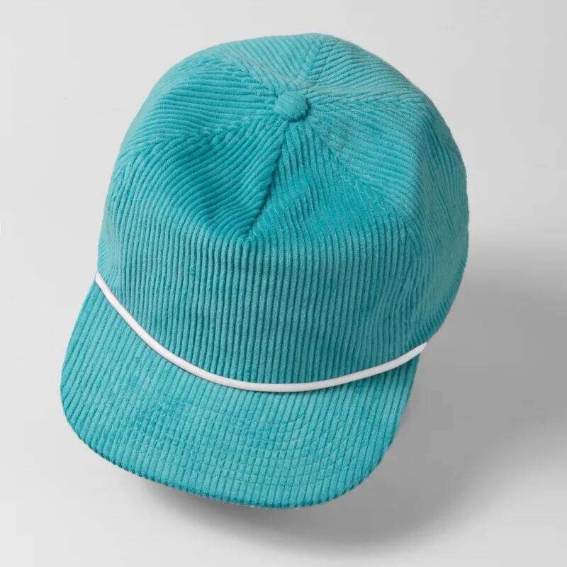 New Custom Classic Corduroy Plus Rope Design Baseball Cap Unisex Embroidered Logo Soft Top Flat Brim Casual Hip Hop Gorras Y260115