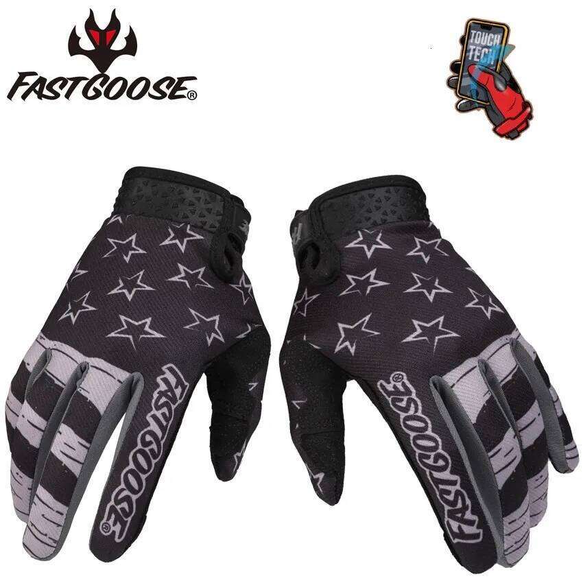 2025 New Touch Screen Breathable Motorcycle Unisex All-finger Outdoor Bicycle Racing Sports Cycling Gloves Y260115