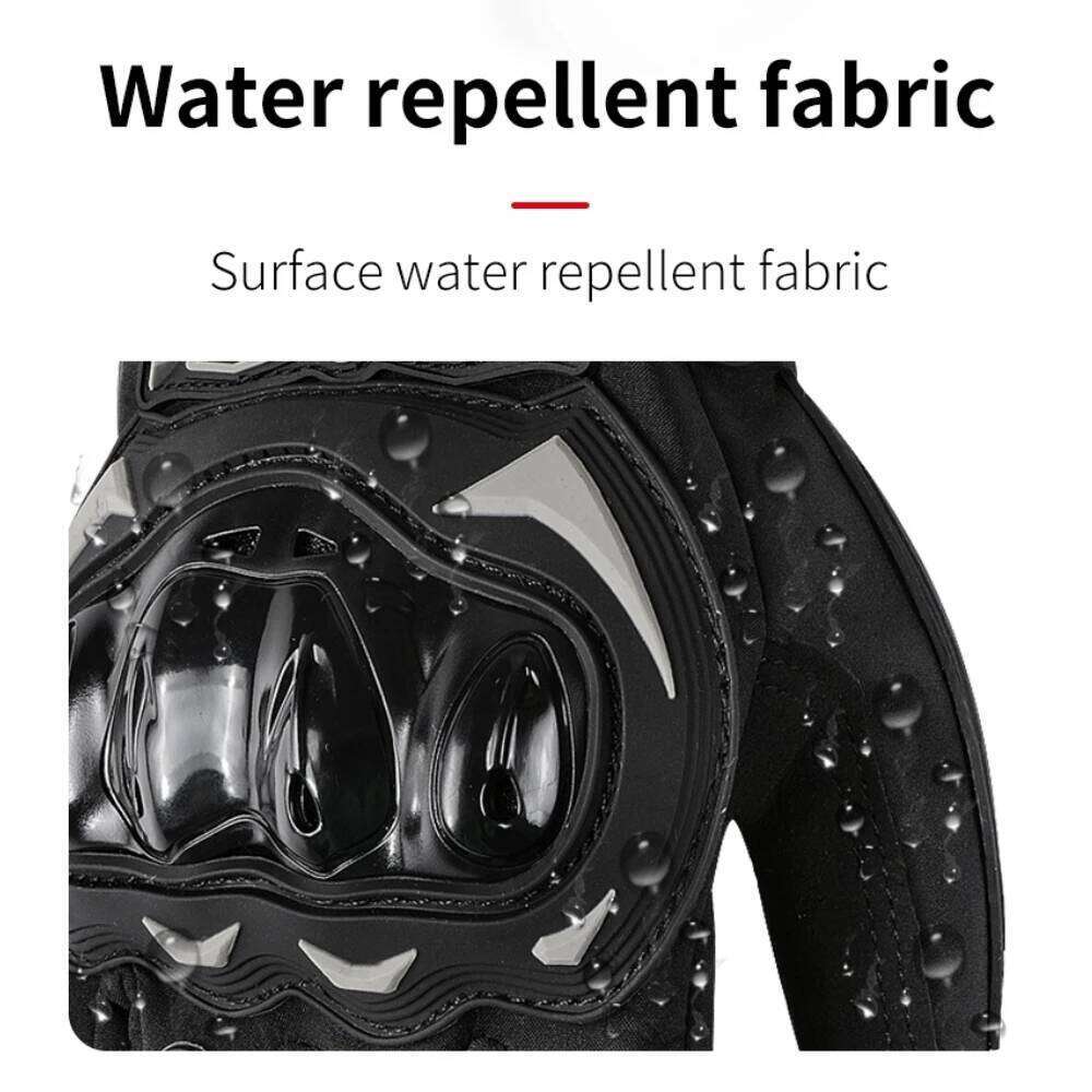 Winter Thin Motorcycle Gloves Men Women Touch Screen Motocross Riding Biker Glove for Cycling Black/Red M-XXL Y260115