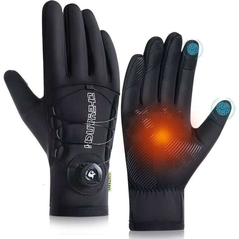 New Winter Gloves Men Women - Extended Thickened, Waterproof Windproof, Touchscreen for Skiing Cycling Cold-Weather Sports Y260115