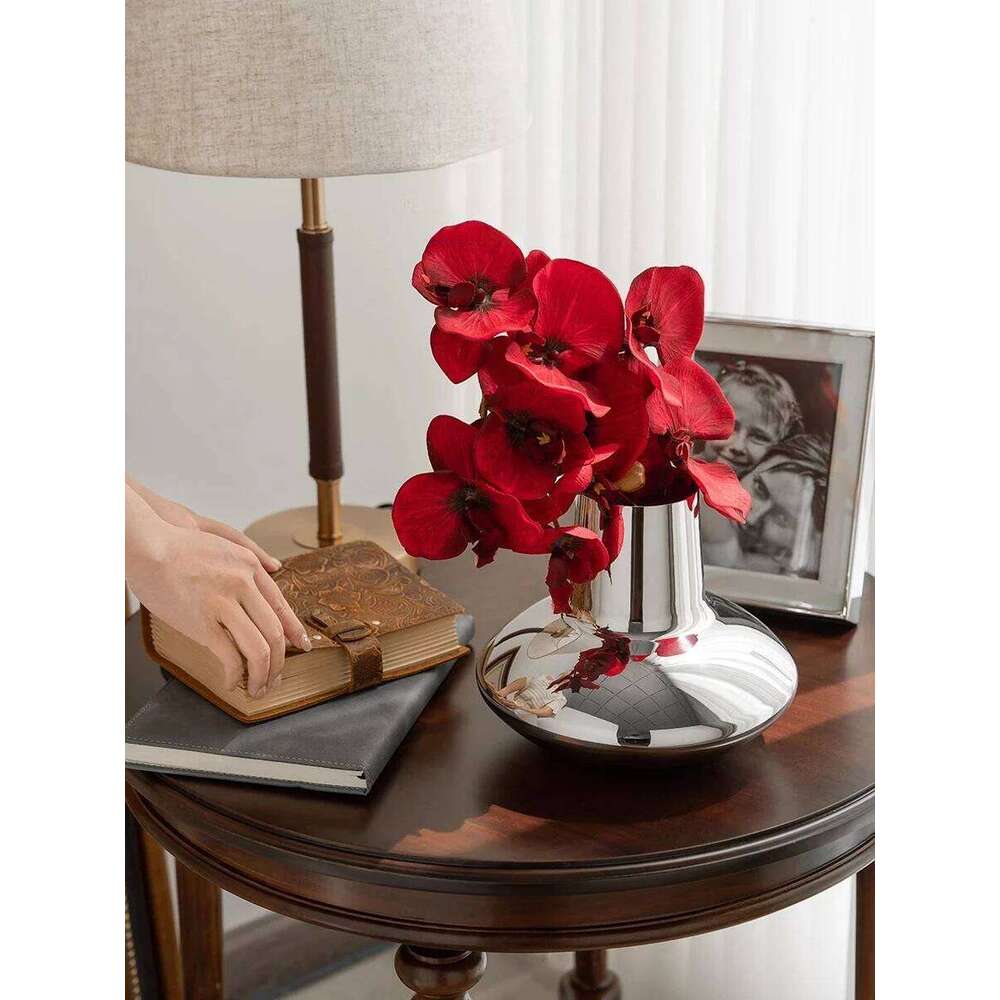 Stainless Steel Vase Flowers Mini Vases for Decoration Home Dinner Table Wedding Living Room Scandinavian Gifts C260116