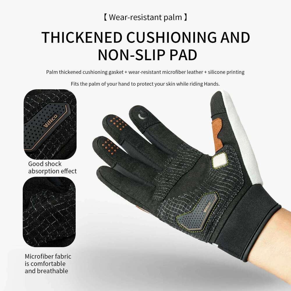 Touch Screen Cycling Winter Thermal Warm Windproof Full Finger Waterproof Bicycle Road Bike Gloves For Men Women Y260115