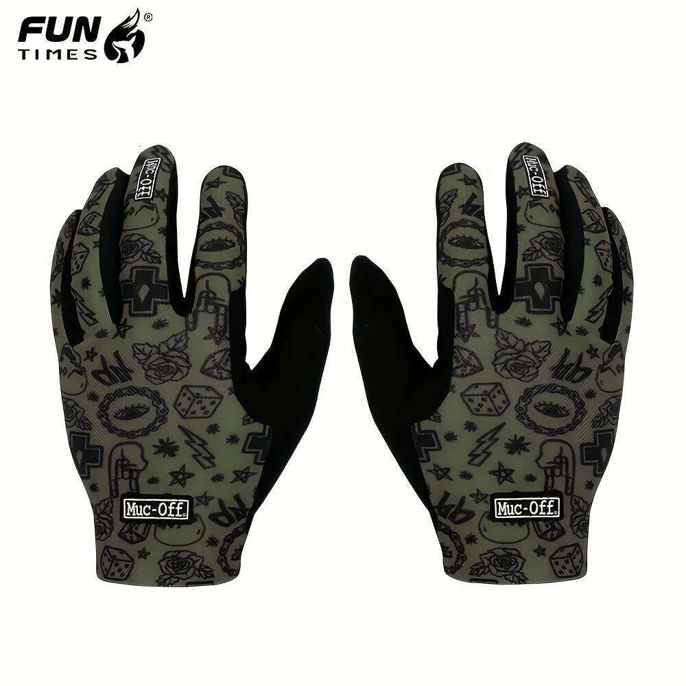 2025 New Outdoor Cycling Gloves Bicycles Motorcycles, Full-Finger, Suitable for Spring, Summer, Autumn, and Winter, Runn Y260115