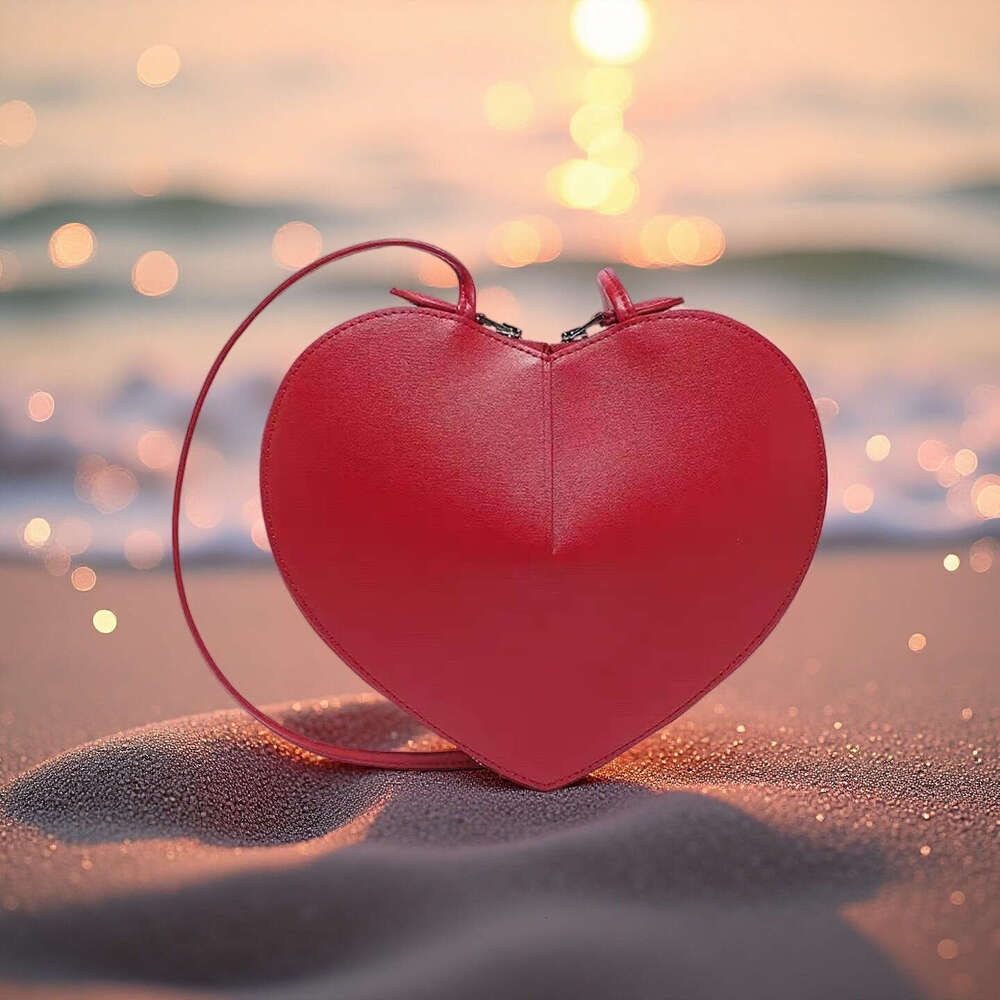 Gift Women's Red Heart New Evening Handbag Crossbody Bag B5