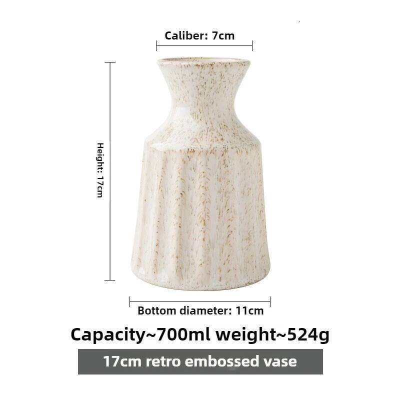 Vintage Ceramic Vases American Style Living Room and Bedroom Floral Arrangements Dried Flower Decorations C260116