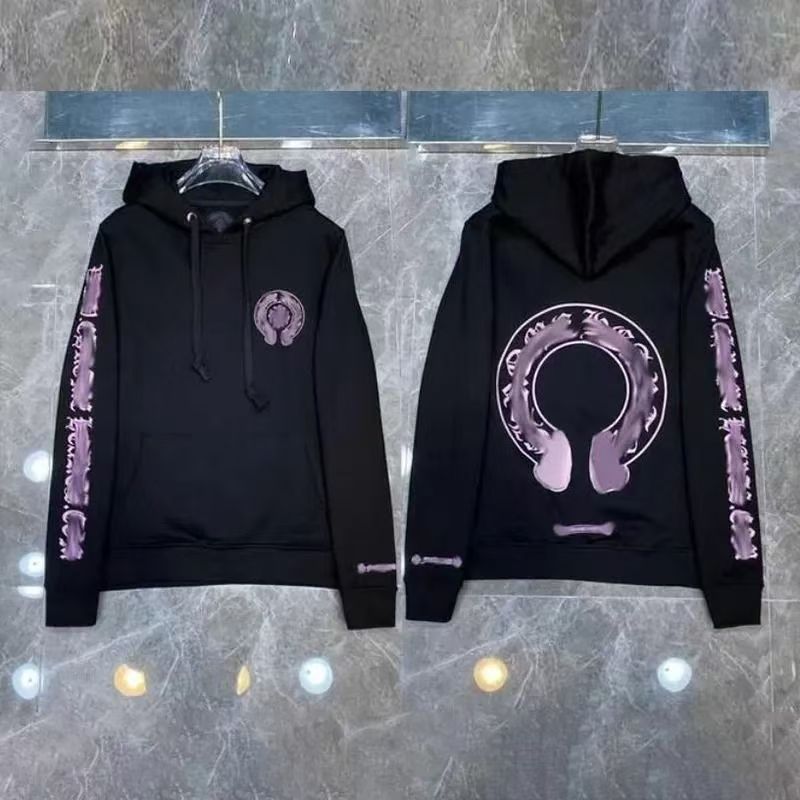 Hip Hop Chrome Hoodies Designer Long Sleeved Chrome Hoodie Heartshoody Sanskrit Cross Ch Hooded High Street Sweatshirts Cardigan Pullover Casual Cheome Jacket Y2K