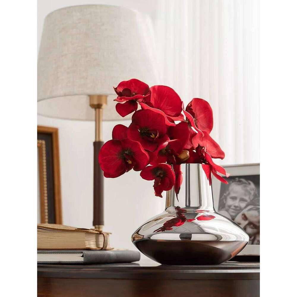 Stainless Steel Vase Flowers Mini Vases for Decoration Home Dinner Table Wedding Living Room Scandinavian Gifts C260116