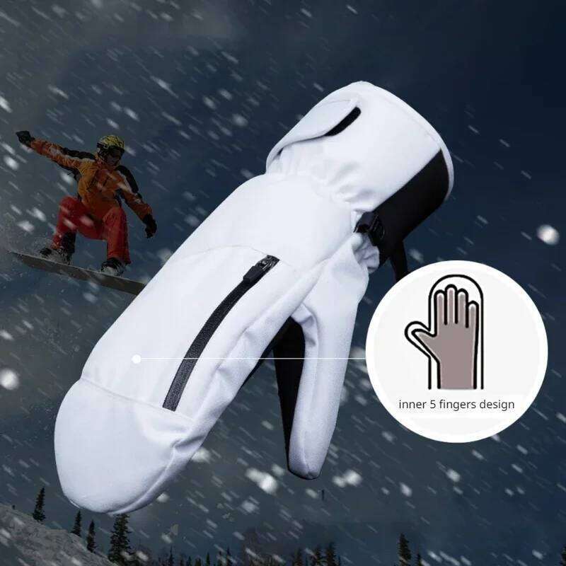 Winter Skiing Waterproof Snowboarding Touch Screen Thermal Thick Snow Gloves Men Women Snowmobile Warm Mittens Y260115