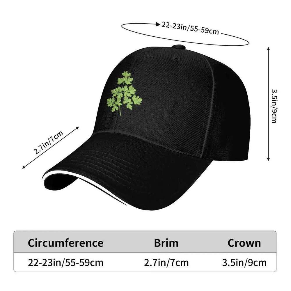 Parsley Baseball Cap Man The Sun funny hat Snap Back Hat Designer Hats For Men Women's Y260115