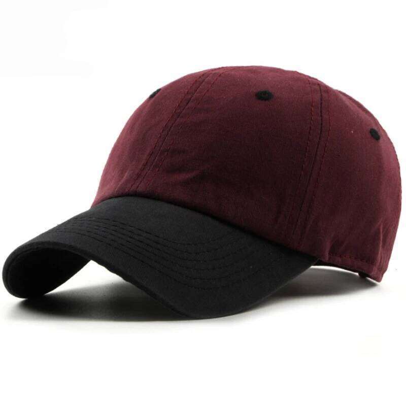 HT1186 High Quality Cotton Canvas Plain Baseball Men Women Two Tones Snapback Cap Bone Casquette Casual 6 Panels Fitted Hat Y260115