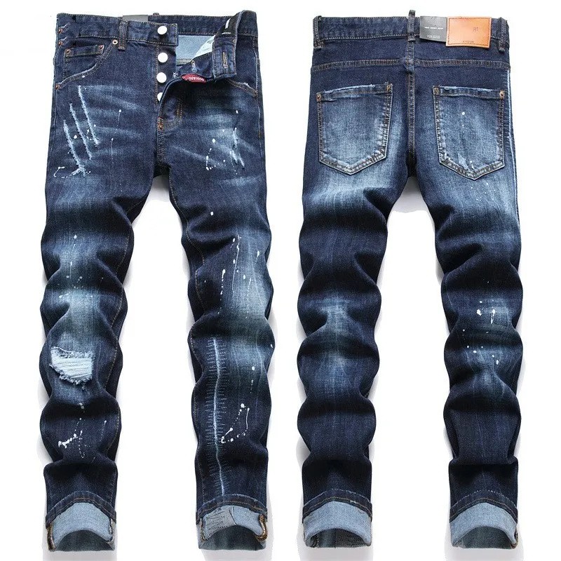 Men's Jeans Slim Fi… - image
