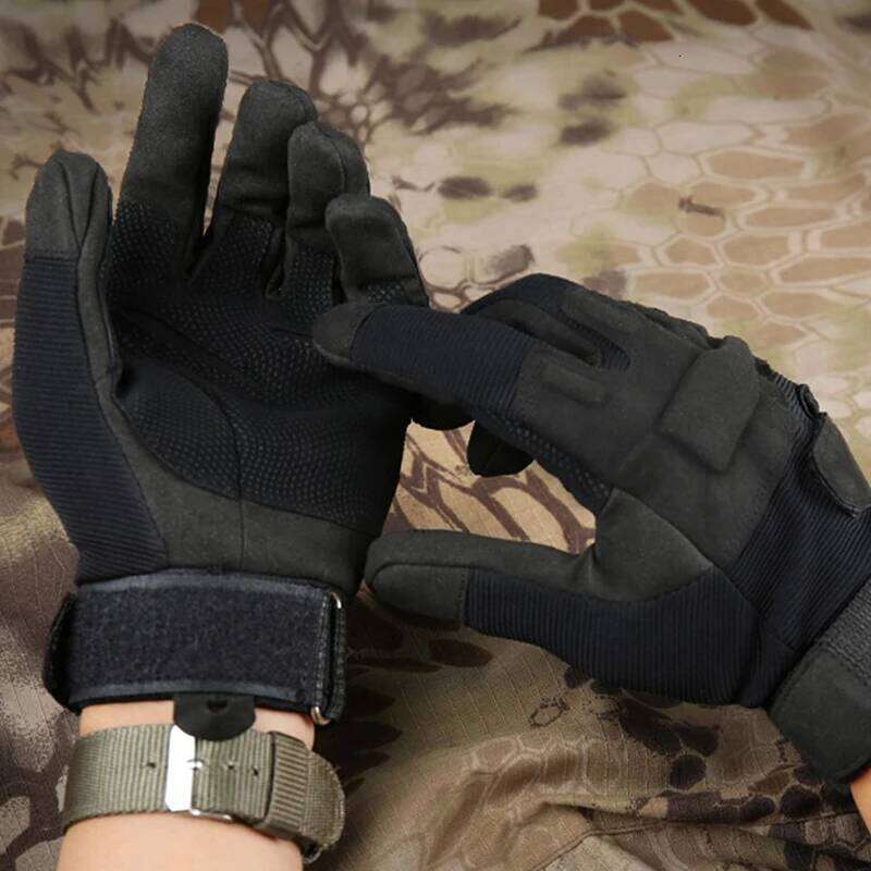 Tactical Combat Hunting Training Full Finger for Men Paintball Outdoor Sports Shooting Bicycle Gloves Y260115