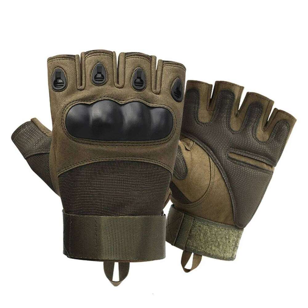 Half Finger Men's Outdoor Tactical Sports Shooting Hunting Airsoft Motorcycle Cycling Gloves Y260115