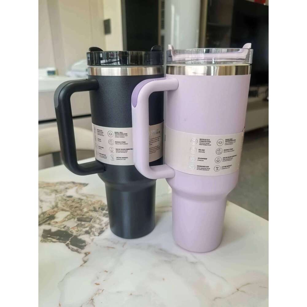 2026 New 40-ounce vacuum insulated mug, double-walled thermos, stainless steel car water bottle, suitable for hot and cold drinks 26Y0116
