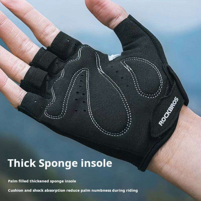 ROCKBROS Cycling breathable half finger racing anti slip mountain bike cycling equipment gloves Y260115