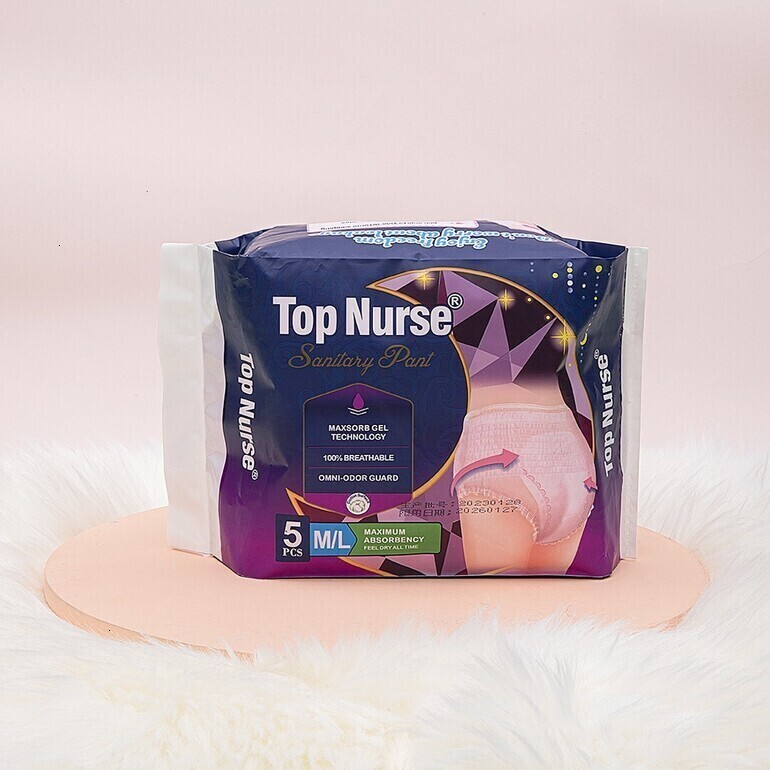 Soft 5-Pack Use L Size Panty Liner Sanitary Pads Menstrual Period Underwear Night Sleep Comfort Pants hot-sale products