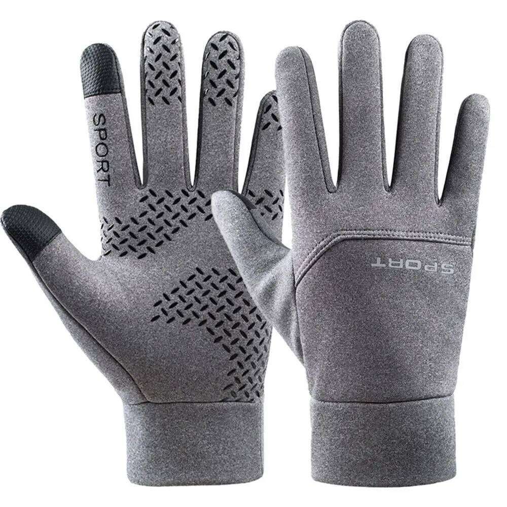 Winter 1Pair Warm Male Two Out Waterproof TouchScreen Cycling Protective Mittens Full Finger Gloves Y260115