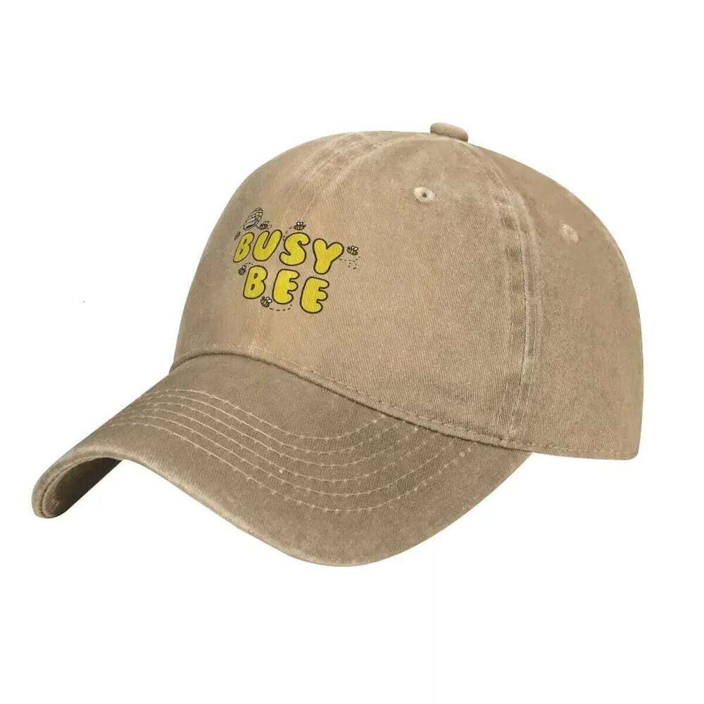 2023 New Busy Bee Quote Cowboy Baseball Beach Outing Cap Sun For Children Golf Hat Men Women's Y260115