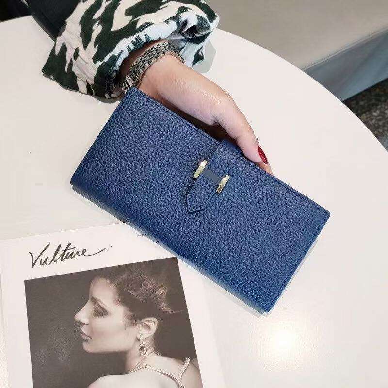 Holder New Unisex Wallet Women Everyday Use Fashionable Classic Genuine Leather Coin Purse Mini Snap Multiple Card Slots Multicolor Red Cash