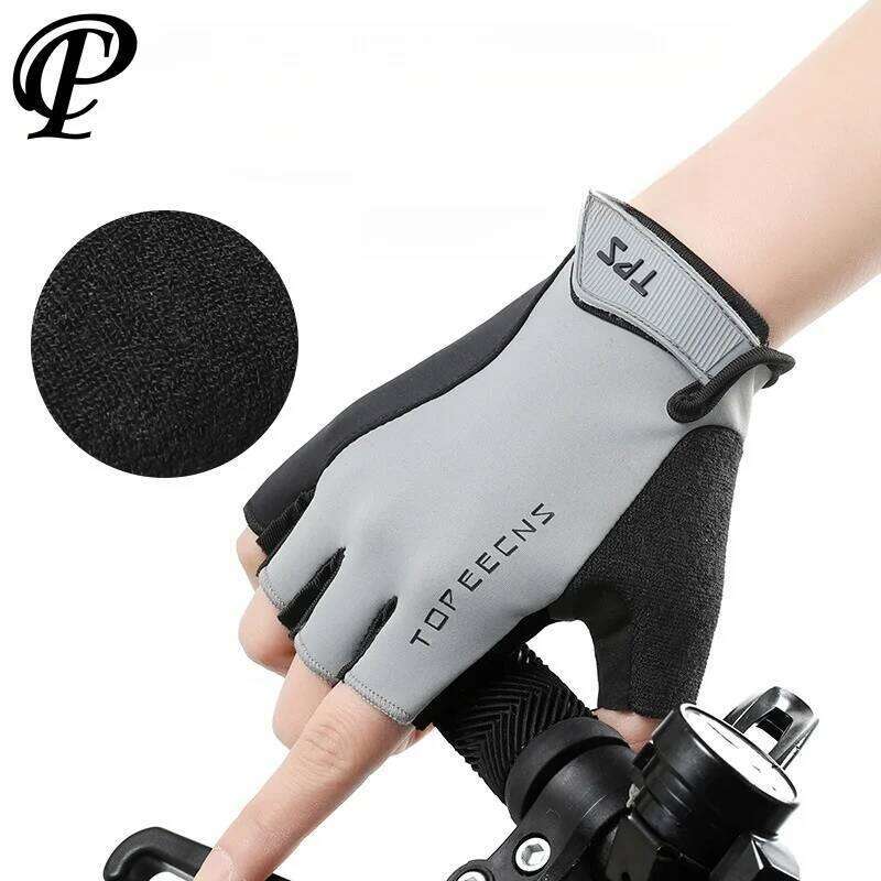 Half Finger Gym Cycling Gloves Mountain Bike Body Building Workout Sports Weight Lifting ciclismo mtb Accessories Men Women Y260115