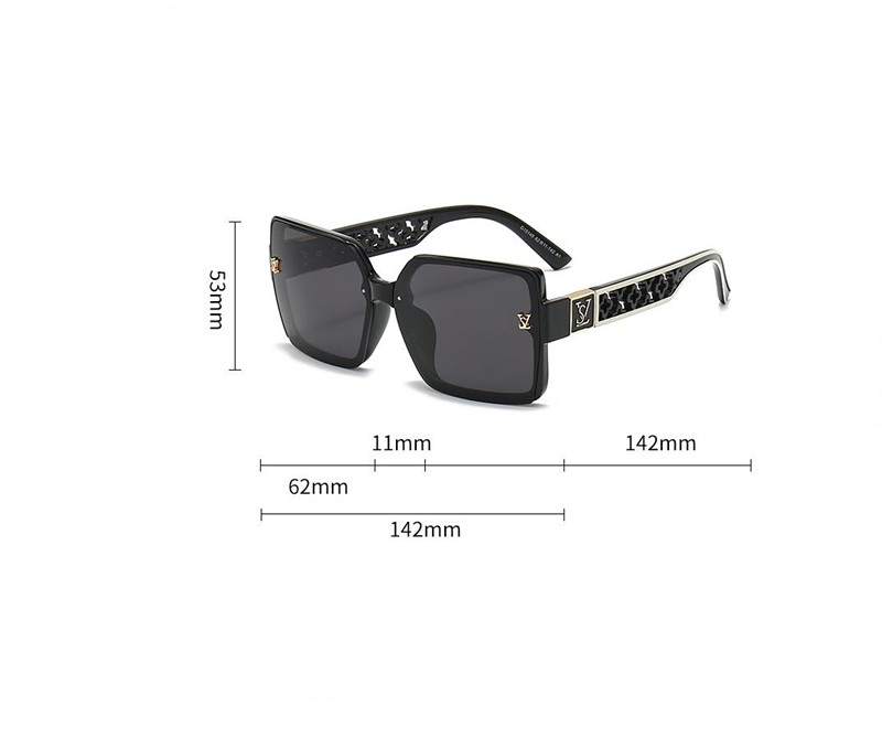 Designer Sunglasses For Women Men Sunglasses Polarized Sunglasses UV400 Fashion Classic Luxury Glasses Goggle Pilot PC Frame Glasses A343