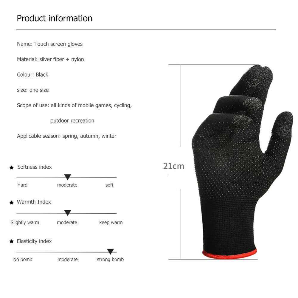 1-10Pair Unisex Anti Slip Touch Screen Breathable Sweatproof Knit Thermal Motorcycle Gloves Sports Full Finger Y260115