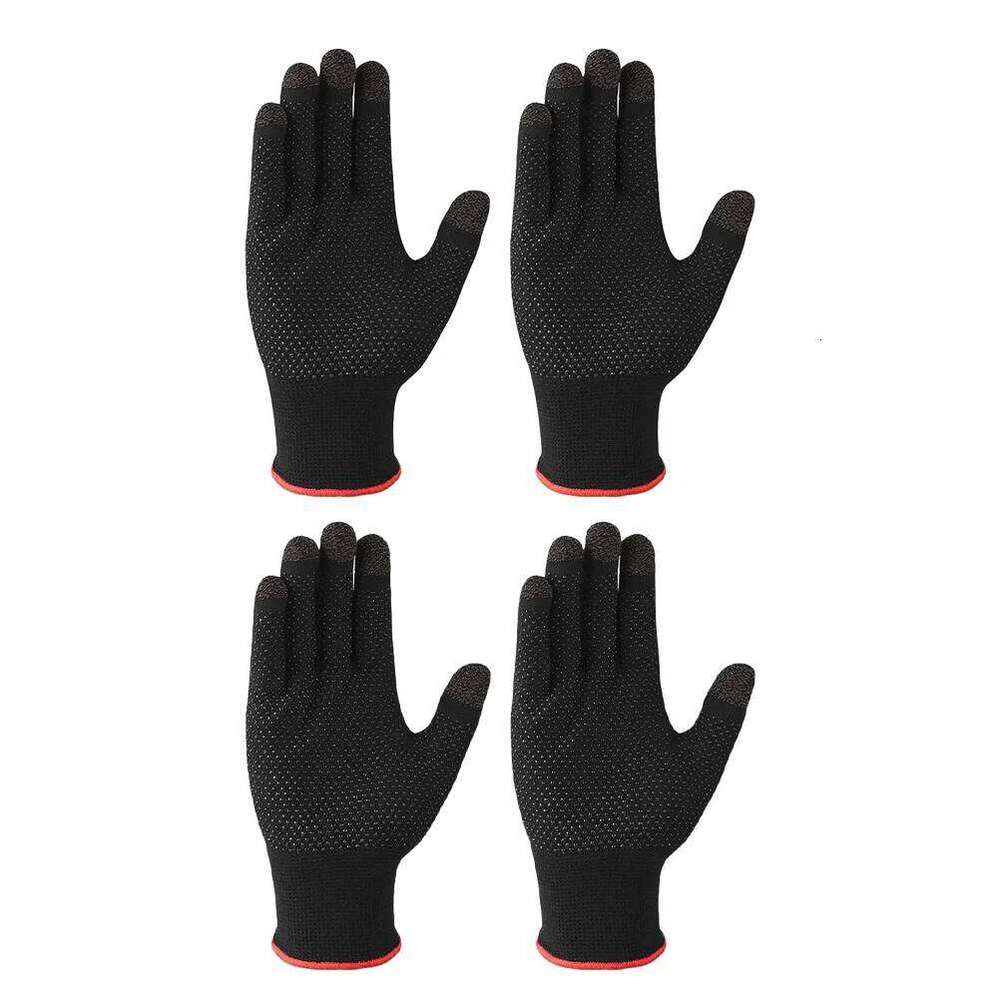 2pcs Touchscreen Winter Anti-Slip Sports Gloves For Women Men Warm Fitted Stretchy Finger Tips Phone Use Motorcycle Gear Y260115