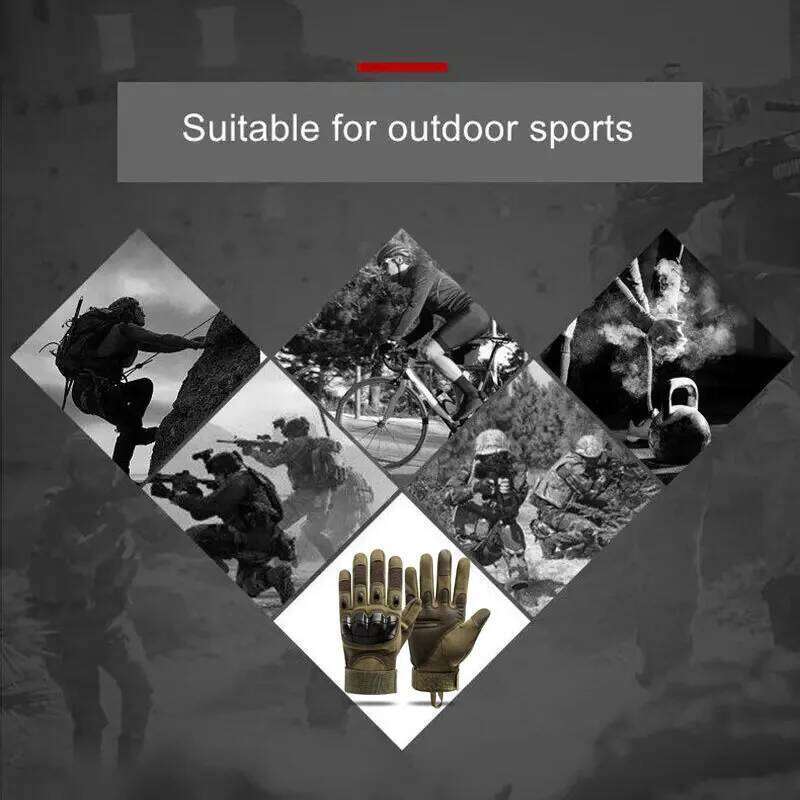 Men's and Women's Outdoor Mountaineering Hiking Wear-resistant Cycling Fitness Protective Gloves Y260115