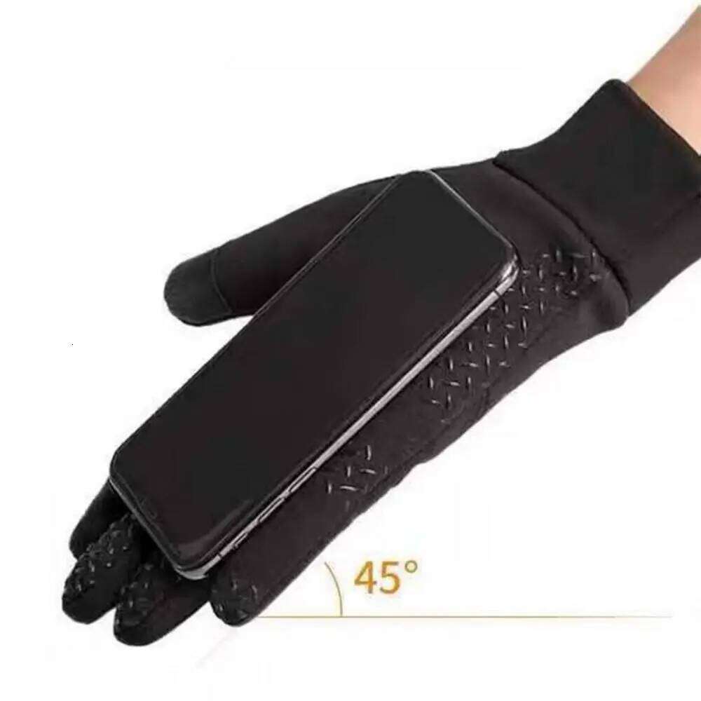 Waterproof Cycling Ski Windproof Non-Slip Touch Screen Full Fingers Cold-Proof Riding Gloves Winter Sports Y260115