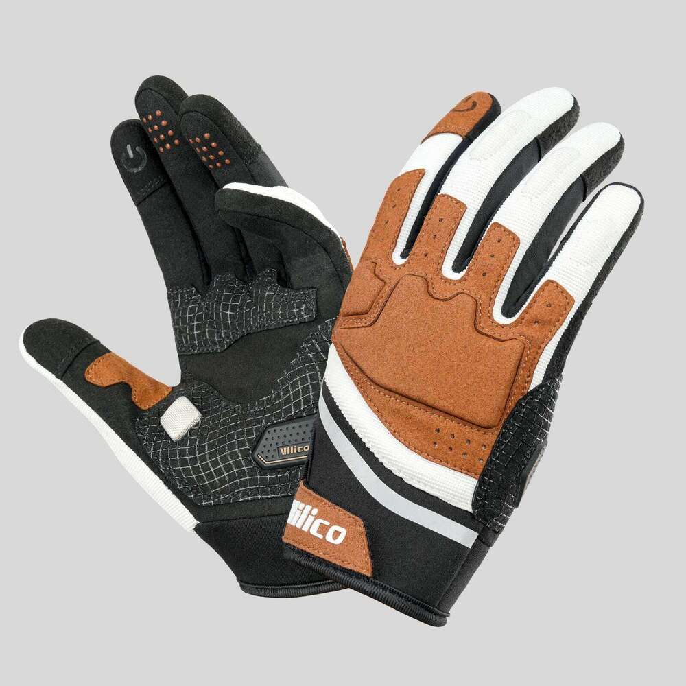 Spring summer outdoor men's women's sports gloves for mountain bikes and motorcycles, with adjustable shock-absorbing to Y260115