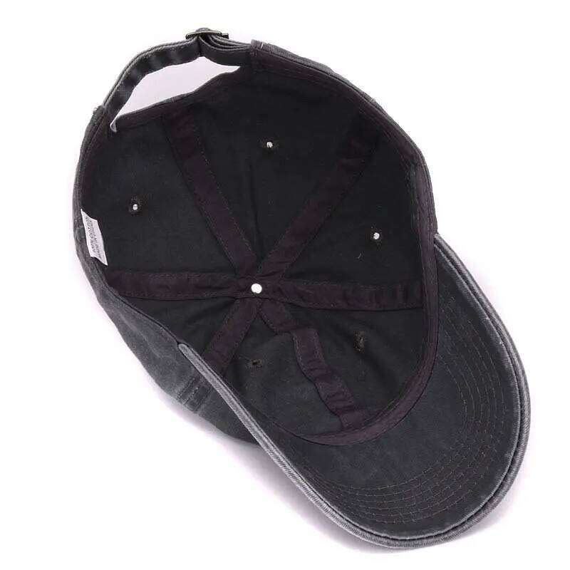 HATLANDER Plain dyed sand washed 100% soft cotton blank baseball caps dad no embroidery mens cap hat for men and women Y260115