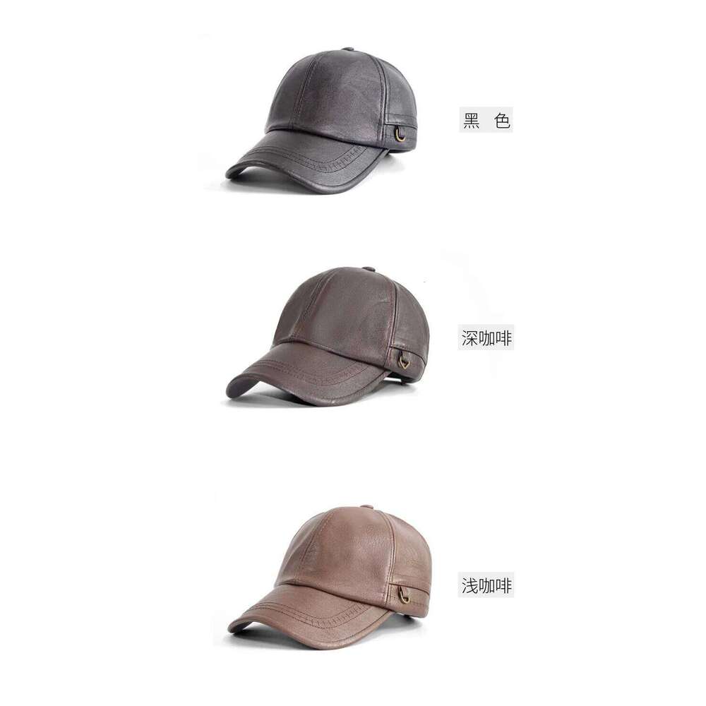 Baseball Cap Men Fashion Hip Hop Sports Caps Army Military Hat British Vintage Cowhide Leather Hats gorras Y260115