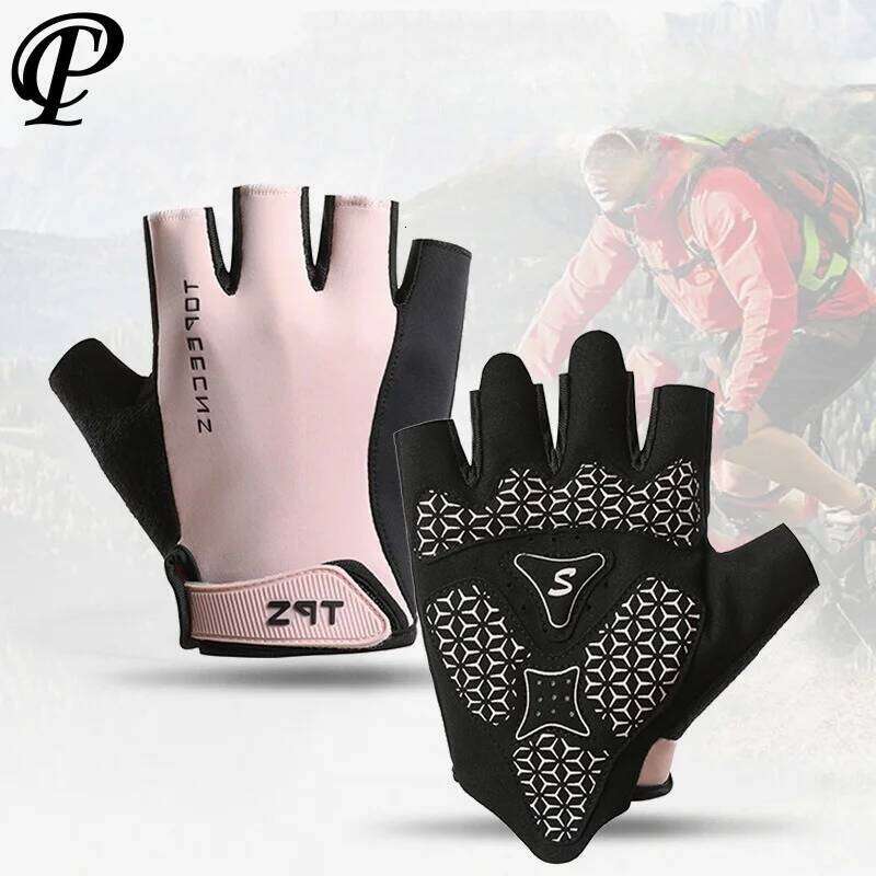 Half Finger Gym Cycling Gloves Mountain Bike Body Building Workout Sports Weight Lifting ciclismo mtb Accessories Men Women Y260115