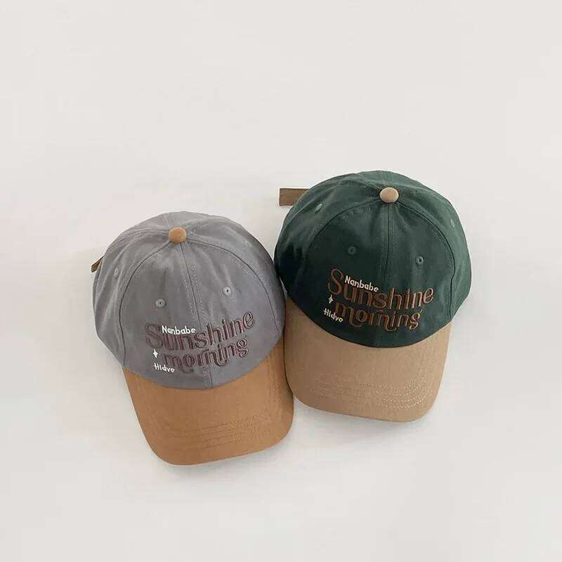 Women Fashion Patchwork Baseball Cap Letter Embroidery Adjustable Sun Visor Outdoor Casual Men Cotton Peaked Hat Y260115